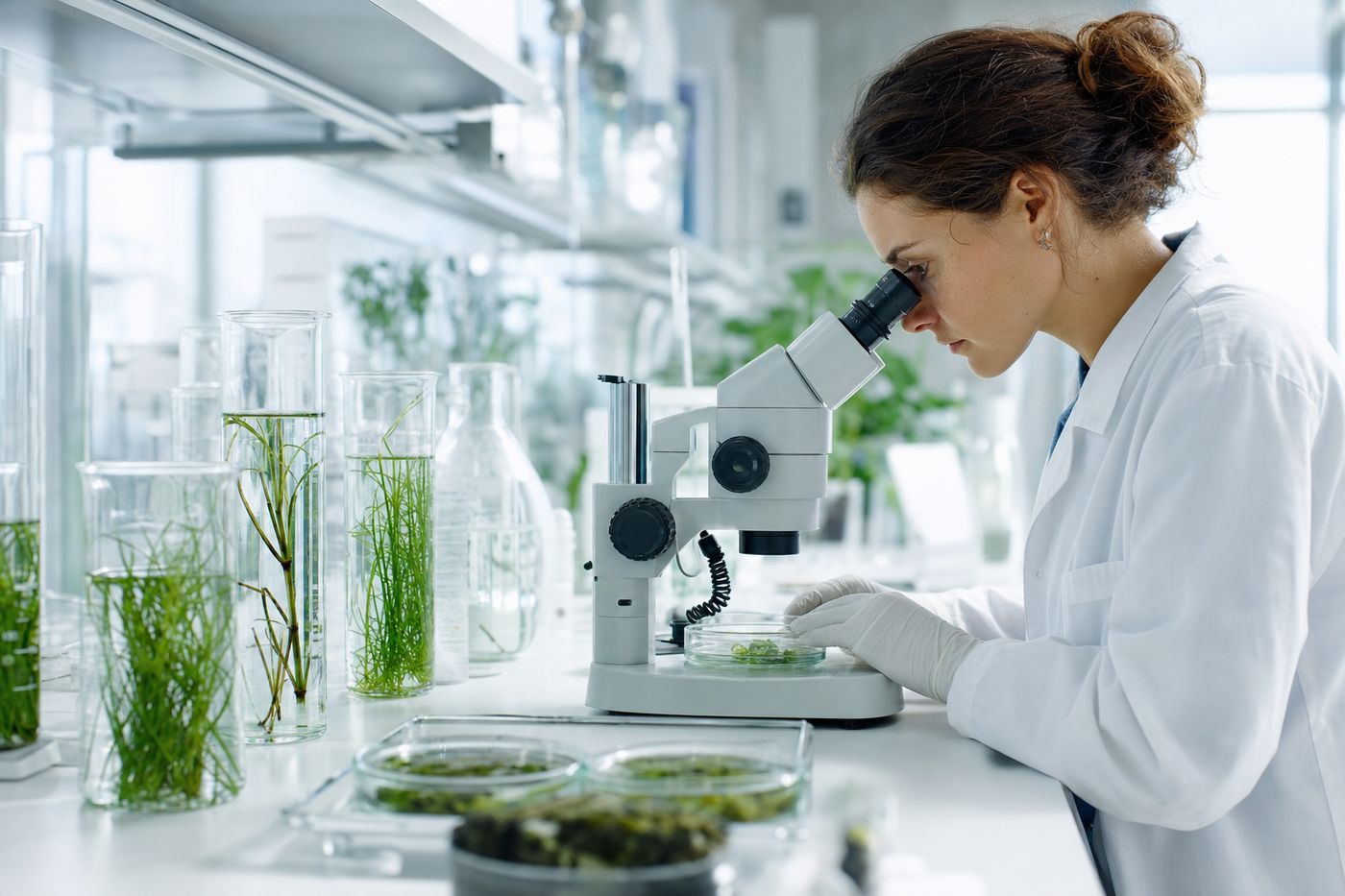 Sistema de ensayo del laboratorio de biología y ecotoxicología de CETOX LAB