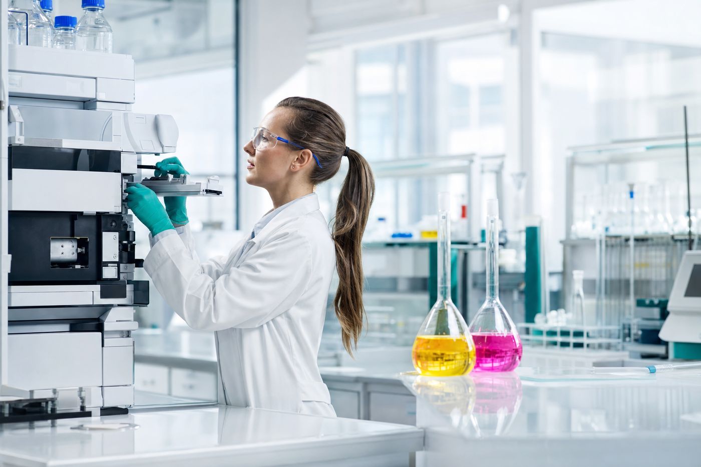 Instrumentación del laboratorio de química de CETOX LAB